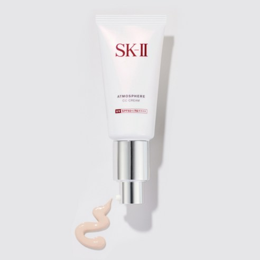 SK-II GenOptics Aura CC Cream SPF50+ PA++++ – CC крем с эффектом осветления и защитой от солнца, 30 г