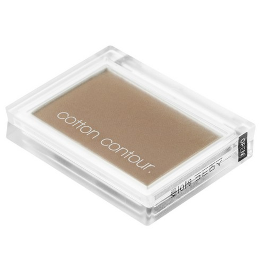 Missha Cotton Contour Pact Shading Smoked Hazel – контурирующий пудровый продукт, 4 г