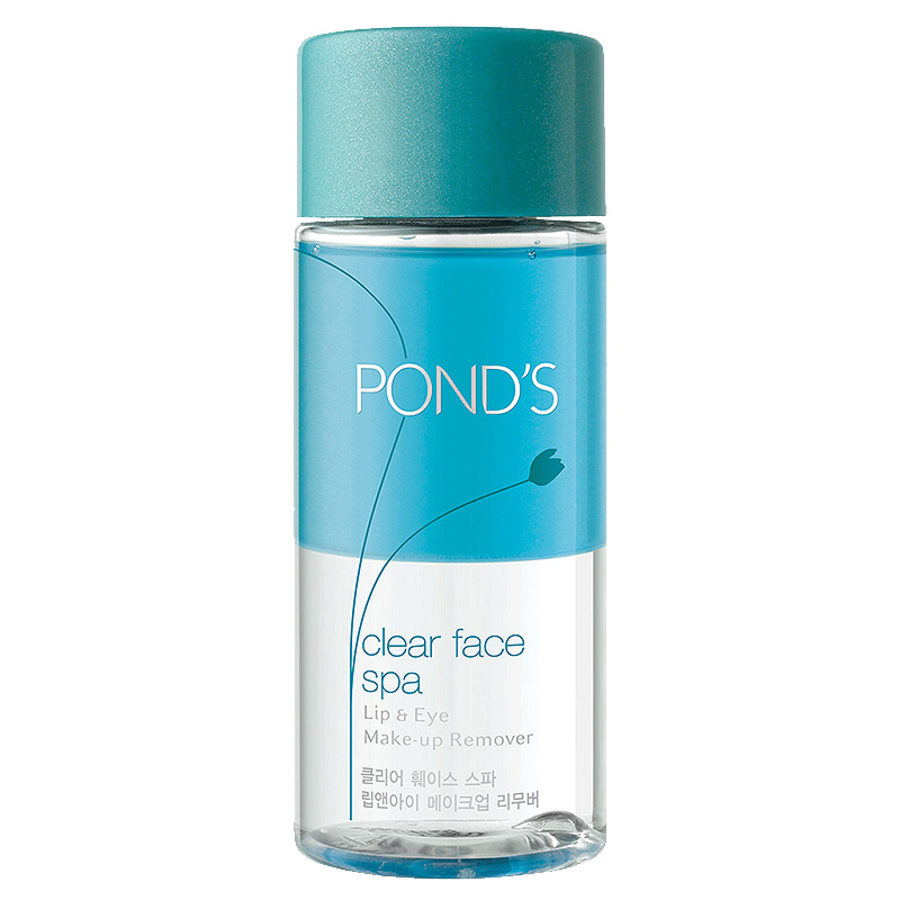 Pond‘s Clear Face Spa Lip & Eye Makeup Remover – средство для снятия макияжа с глаз и губ, 120 мл