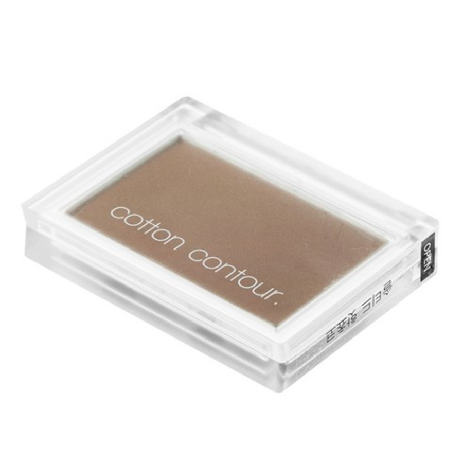 Missha Cotton Contour Pact Shading Salted Hot Choco – контурирующий пудровый продукт, 4 г
