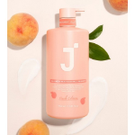 J. Soop Silk Keratin Protein Shampoo Peach Edition + Treatment Gift Set, 1 Set – Шампунь с шелковым кератином и маска для волос