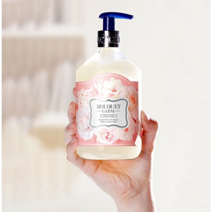 Bouquet Garni Deep Perfume White Musk Shampoo + Treatment, 1 Set – Шампунь и маска для волос с ароматом белого мускуса