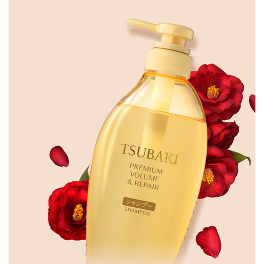 Tsubaki Premium Volume Repair Hair 3-Piece Set, 1 Set – Набор для волос премиум-класса с объемом и восстановлением