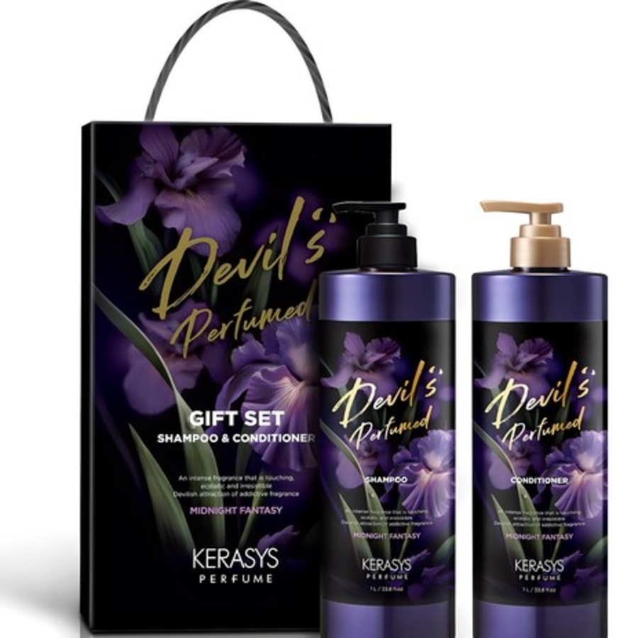 Kerasys Devil's Perfume Midnight Fantasy Haircare Gift Set, 1 Set – Парфюмированный набор для ухода за волосами с ароматом Midnight Fantasy