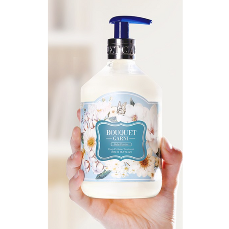 Bouquet Garni Deep Perfume Shampoo + Treatment Set Baby Powder, 1 Set – Шампунь и кондиционер