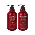 Baron Moringa The Rose Shampoo 500g + Moringa The Rose Treatment 500g, 1 Set – Шампунь и кондиционер с экстрактом моринги и розой