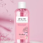 Cledbel Rose Makeup Lip & Eye Remover – очищающее средство с розовой водой для снятия макияжа с глаз и губ, 300 мл