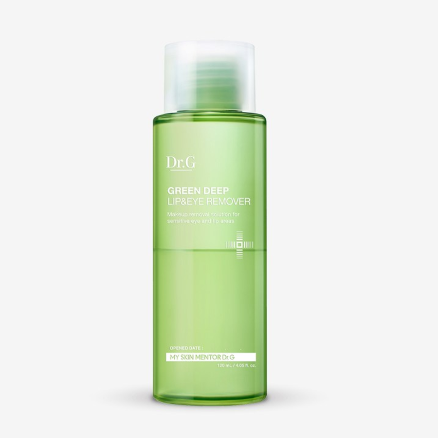 Dr.G Green Deep Lip & Eye Remover – успокаивающее средство для снятия макияжа с глаз и губ, 120 мл