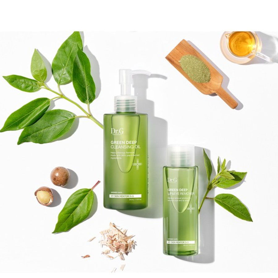 Dr.G Green Deep Lip & Eye Remover – успокаивающее средство для снятия макияжа с глаз и губ, 120 мл