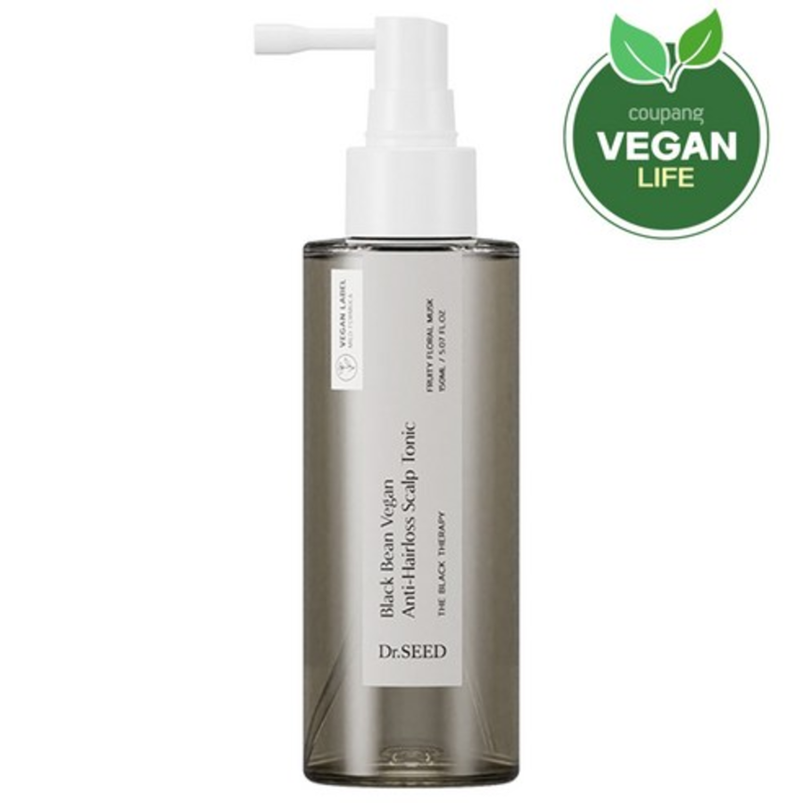 Dr.SEED Black Bean Vegan Hair Loss Scalp Tonic – веганский тоник против выпадения волос с чёрной фасолью, 150 мл