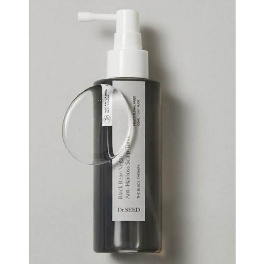 Dr.SEED Black Bean Vegan Hair Loss Scalp Tonic – веганский тоник против выпадения волос с чёрной фасолью, 150 мл