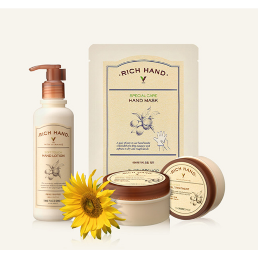 THE FACE SHOP – питательный лосьон для рук с эффектом "мягкого касания", 200 мл