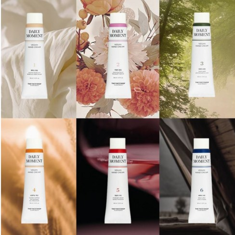 THE FACE SHOP Daily Moment Vegan Hand Cream 04 Sunset Rooftop – веганский крем для рук, 30 мл