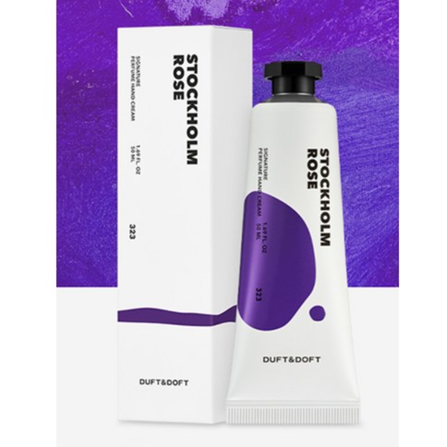 Duft&Doft Signature Perfume Hand Cream Stockholm Rose – парфюмированный крем для рук "Стокгольмская роза", 50 мл