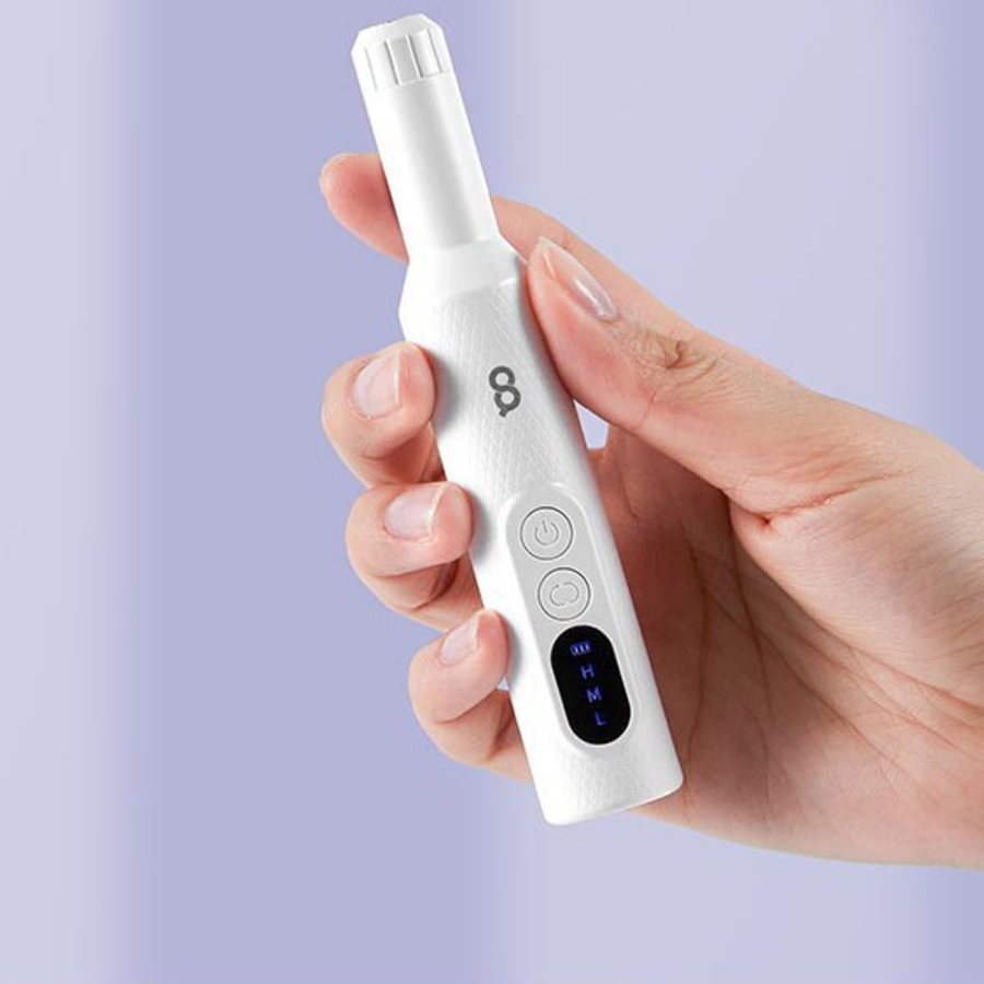 OA Wireless Easy Nail Drill + Bit Set, White, 1 pc – беспроводная электрическая дрель для маникюра с набором насадок