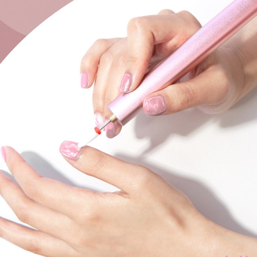 Livingbly Premium Wireless Nail Drill Machine, Pink – премиальная беспроводная электрическая дрель для маникюра