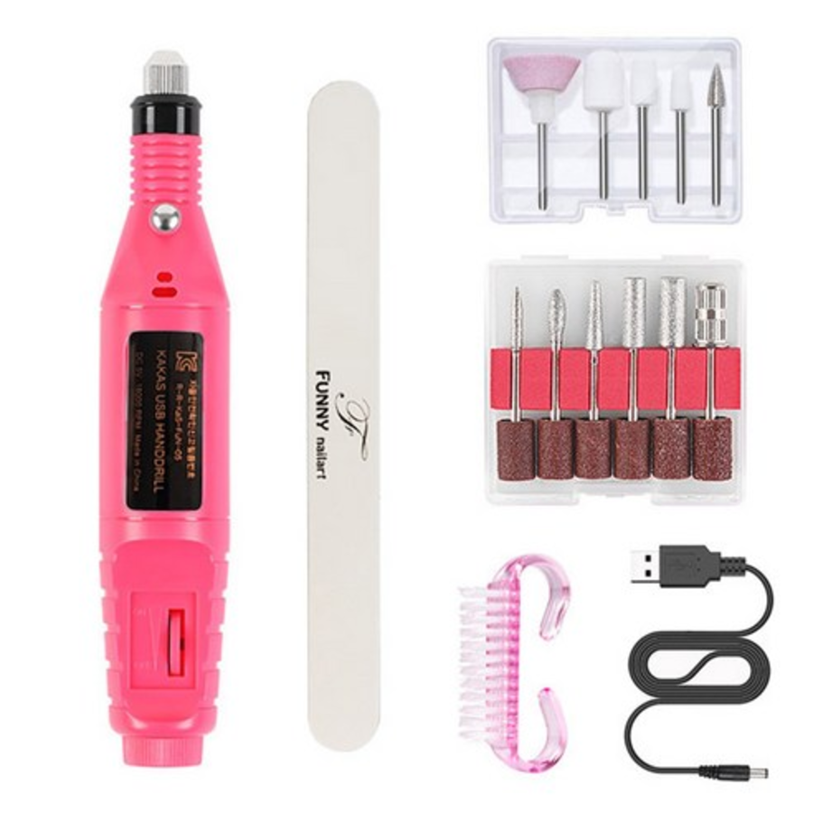 FunnyNail Nail Care Electric Drill Set – электрический набор для ухода за ногтями