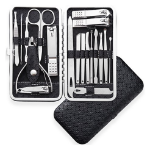 LabnTools Nail Clipper 19-Piece Set– набор для маникюра и педикюра из 19 предметов, чёрный