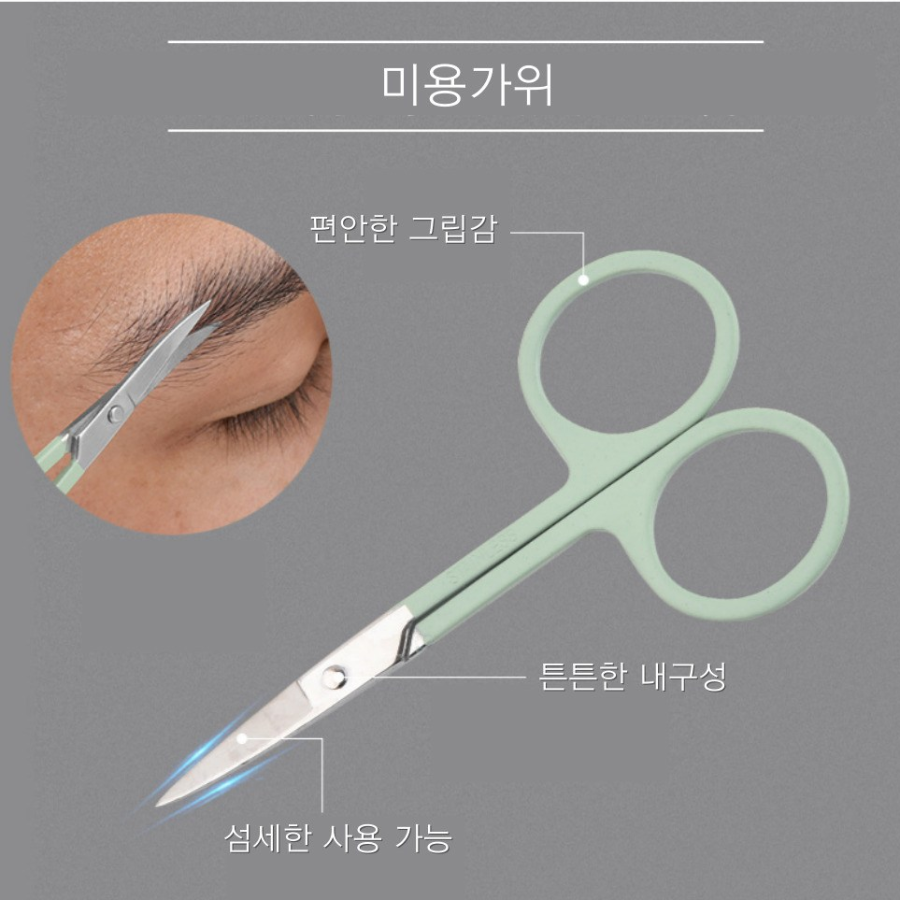 HappyJ Nail Clipper Essential  – практичный набор для маникюра и педикюра из 7 предметов
