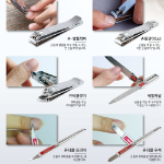 Royal Metal Frame Nail Clipper  RM-486 – премиальный набор для маникюра и педикюра из 9 предметов