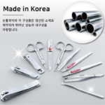 Royal Aluminum Case Nail Clipper RM-7108 – премиальный набор для маникюра и педикюра из 11 предметов