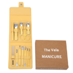 The Bella Nail Art & Care with Premium PU Leather Pouch D010522– набор для нейл-арта и ухода за ногтями из 12 предметов