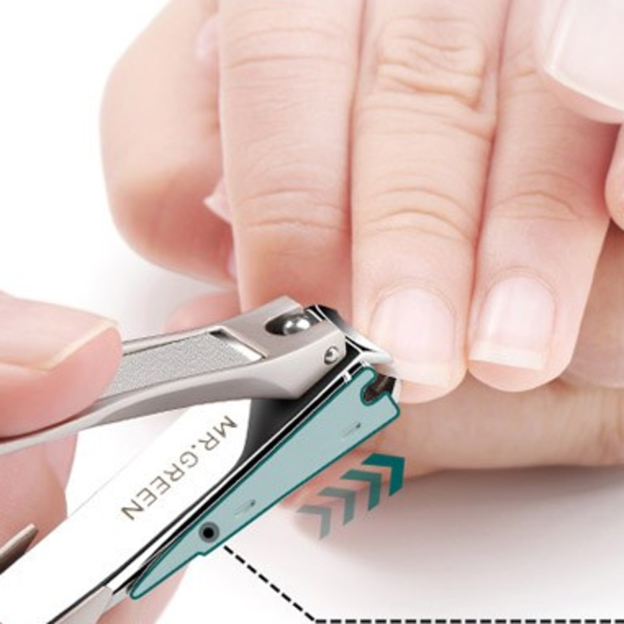 Mr.Green Stainless Nail Care  + Premium Pouch MR6666– профессиональный набор для ухода за ногтями из 7 предметов с премиальным чехлом