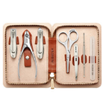 Mr.Green Stainless Nail Care  + Premium Pouch MR6666– профессиональный набор для ухода за ногтями из 7 предметов с премиальным чехлом