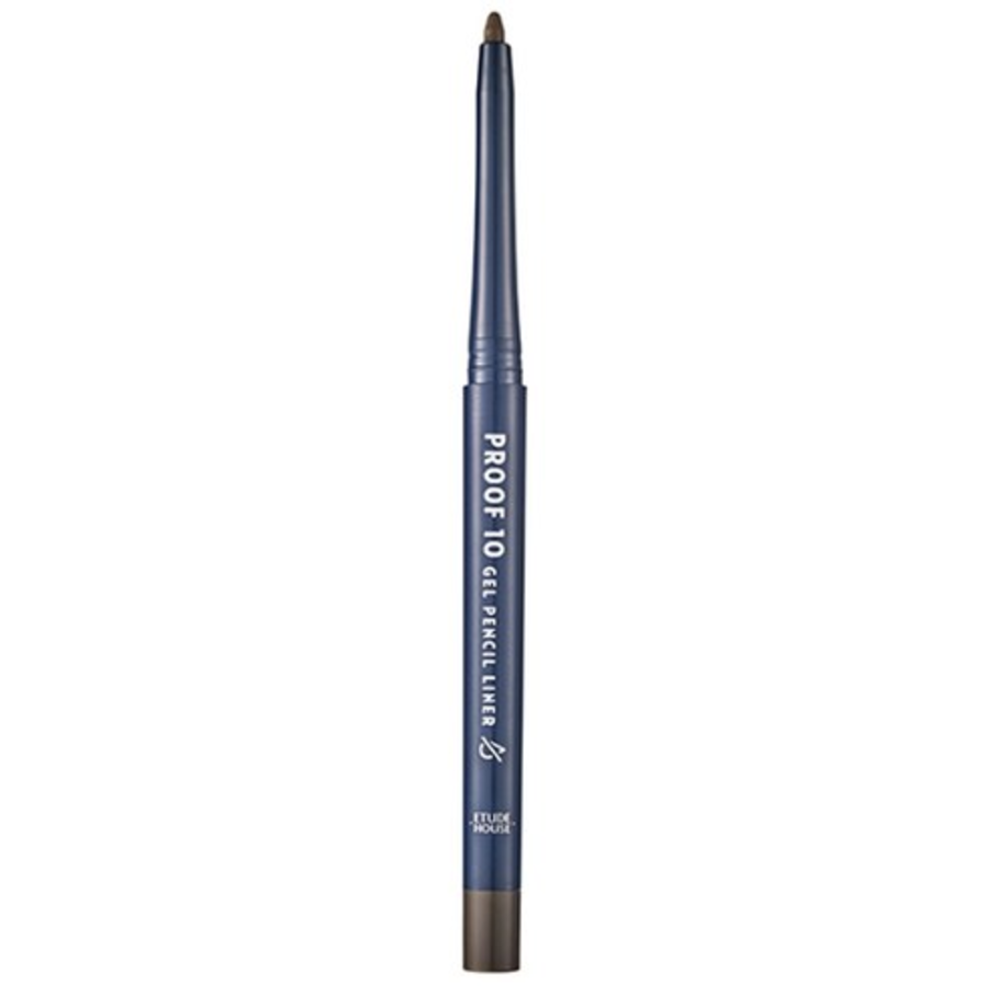 Etude House Proof 10 Gel Waterproof Auto Pencil Liner – водостойкий гелевый автоматический карандаш для глаз, оттенок 02 Dark Cacao, 1 г