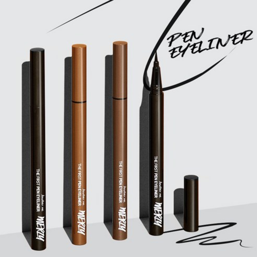 Merzu The First Pen Eyeliner – фломастер-лайнер для глаз, оттенок Brownie, 0.5 г