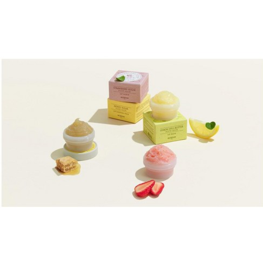 Skinfood Strawberry Sugar Food Mask Lip Scrub – отшелушивающий скраб для губ с экстрактом клубники