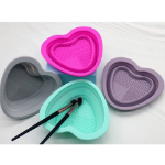 Simseojang Home Makeup Foundation Silicone Pad Brush Cleaning Container – силиконовый контейнер для очистки кистей