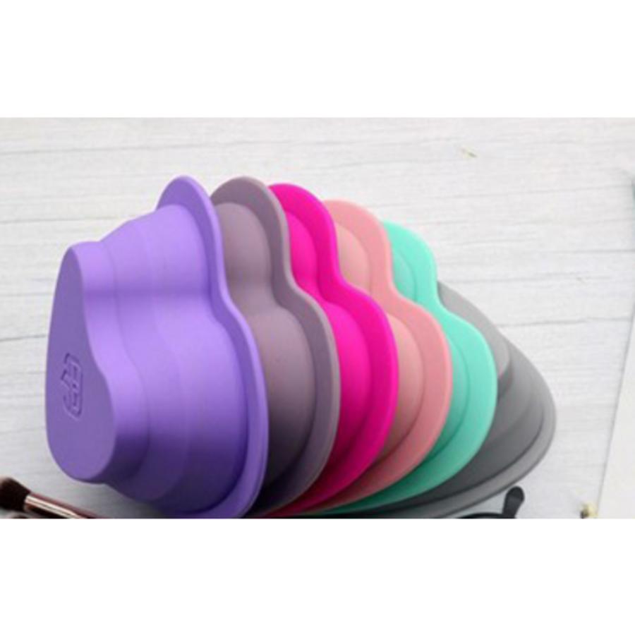 Simseojang Home Makeup Foundation Silicone Pad Brush Cleaning Container – силиконовый контейнер для очистки кистей