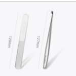 Mr.Green Nail Gloss Glass Shiner + Cuticle Pusher MR2184 – стеклянный шайнер для ногтей с пушером для кутикулы