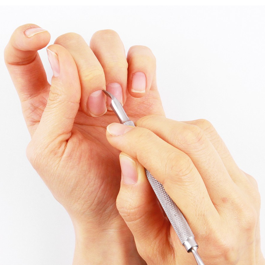 Belotty Stainless Steel Double-Sided Cuticle Nail Pusher – двусторонний пушер для кутикулы из нержавеющей стали
