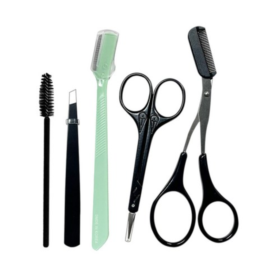 DARKNESS Eyebrow Grooming 5-Piece Set – набор для ухода за бровями, 5 предметов