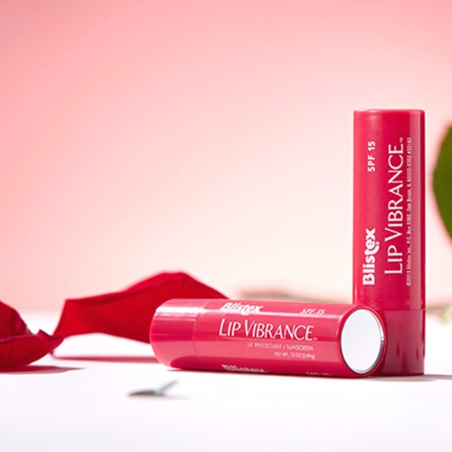 BLISTEX Lip Vibrance Lip Balm – увлажняющий бальзам для губ с розовым шиммером, 3.7 г