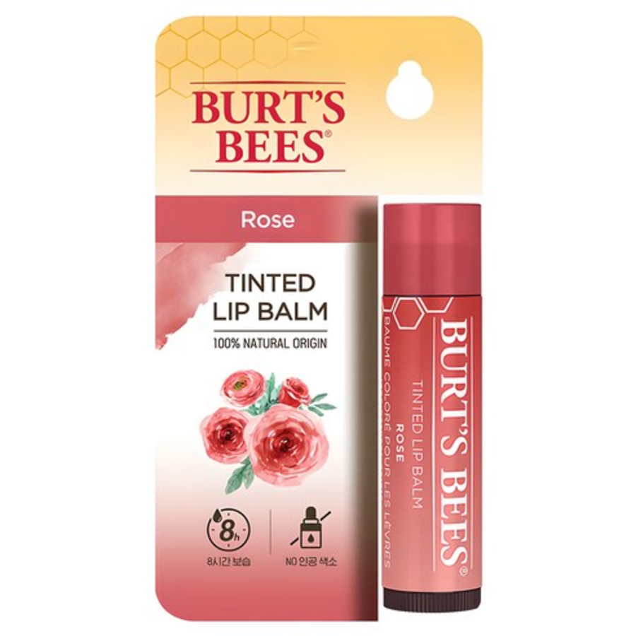 BURT’S BEES Tinted Lip Balm – увлажняющий цветной бальзам для губ, 4.25 г