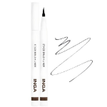 INGA Stage Brush Liner – жидкая подводка с кисточкой, оттенок Deep Brown, 0.6 г