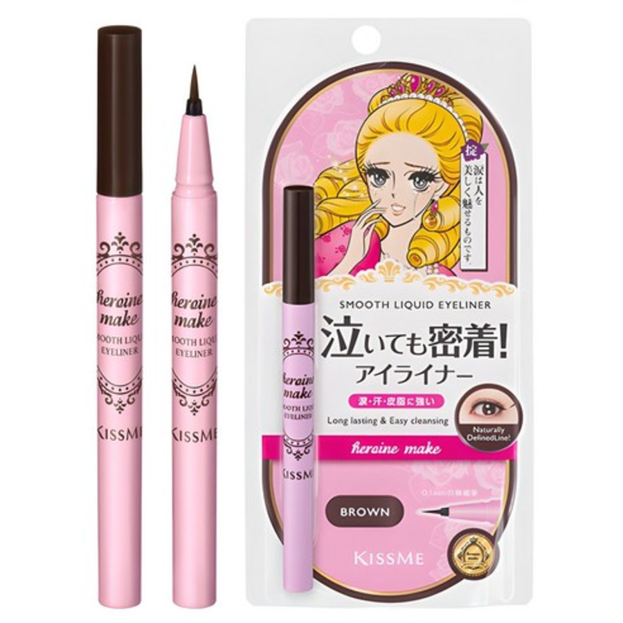 Heroine Make Smooth Liquid Eyeliner N – жидкая подводка с ультратонкой кистью 0.4 мл