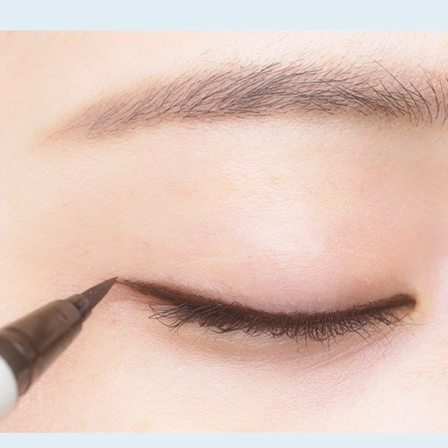 Giverny Milchak Pen Liner – жидкая подводка-фломастер, оттенок 02 Black Brown, 0.6 г