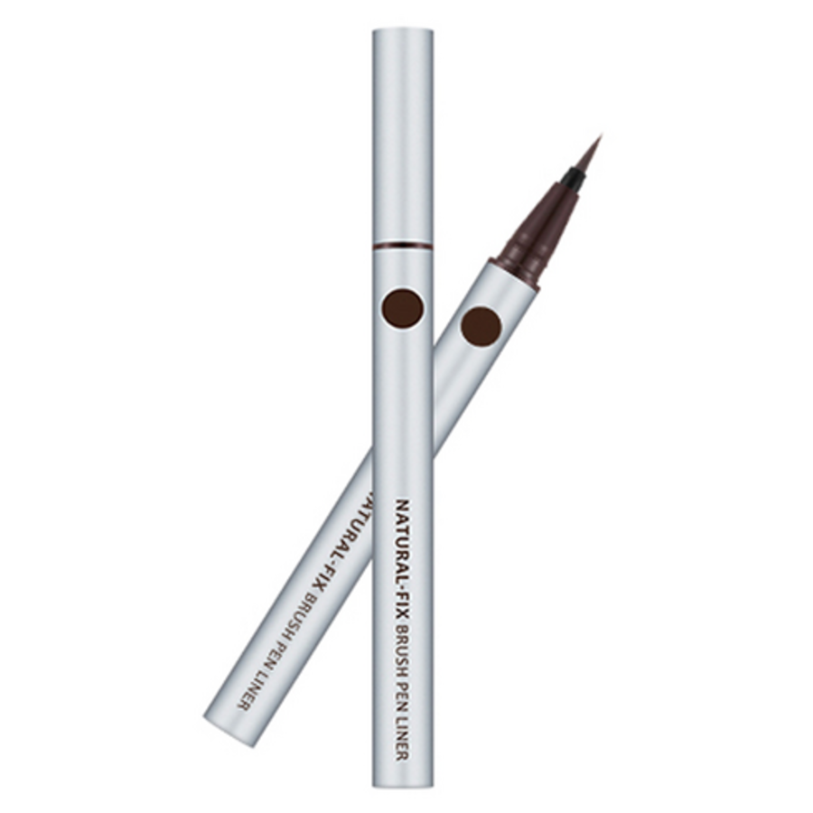 Missha Natural Fix Brush Pen Eyeliner – жидкая подводка с кисточкой, оттенок Brown, 0.6 г