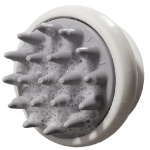 Kumal Silicone Scalp Massage Shampoo Brush – силиконовая массажная щётка для кожи головы, серо-белая