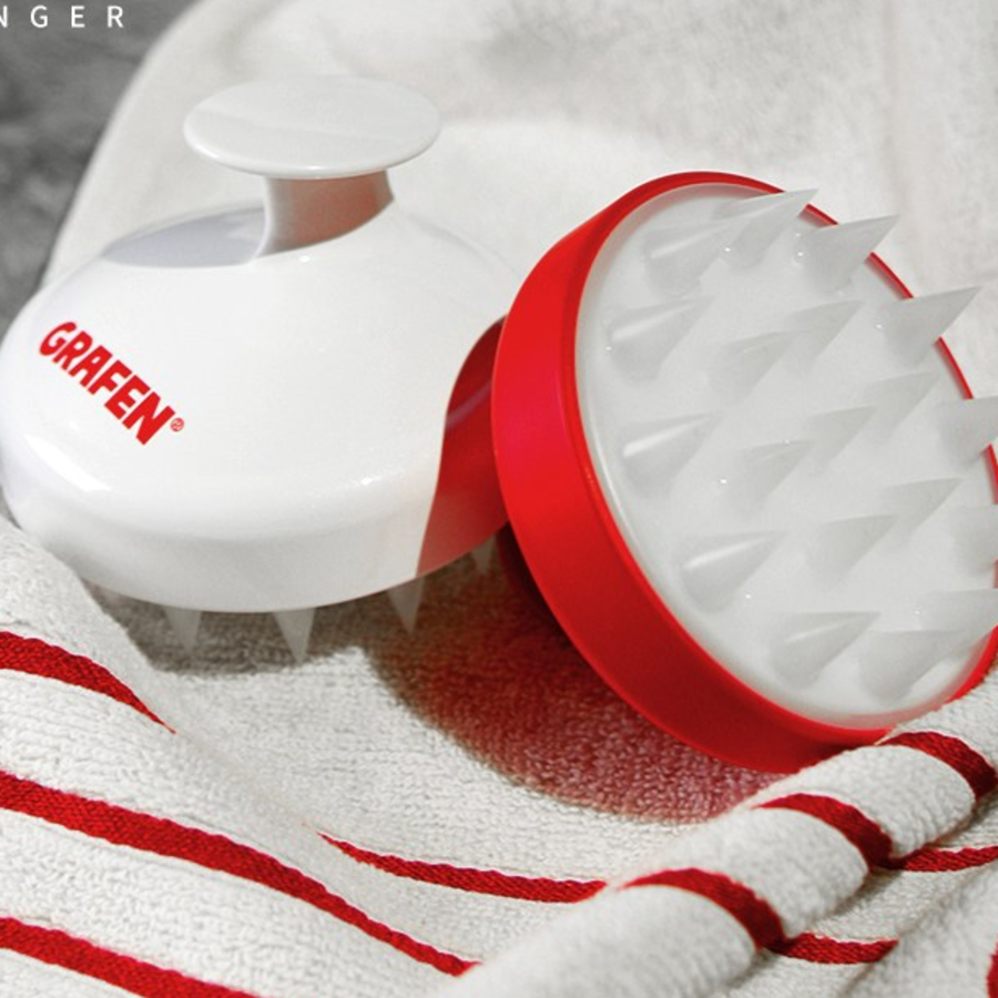 GRAFEN Edge Finger Scalp Massage Brush – массажная щётка для кожи головы