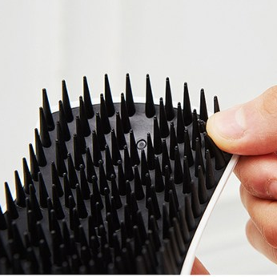 HeatPang Scalp Massage & Shampoo Brush Soft Black Edition – массажная щётка для кожи головы