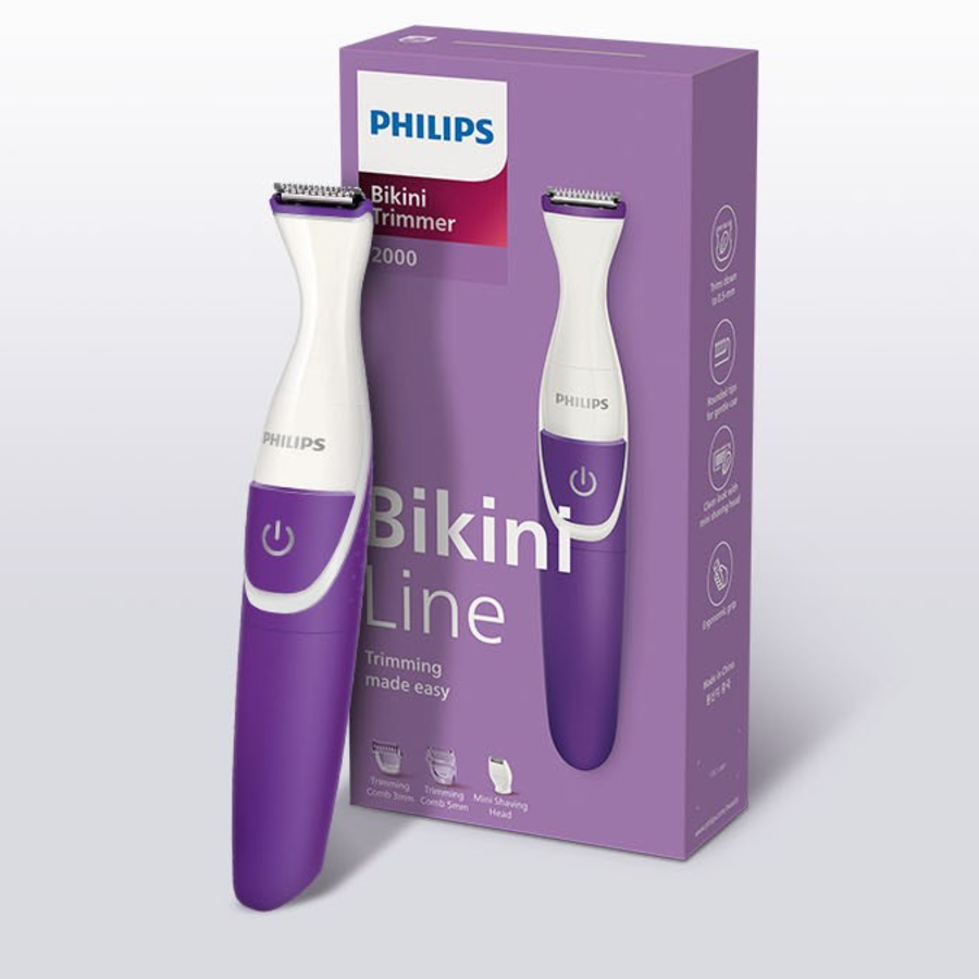 Philips Essential Bikini Trimmer Deep Purple – триммер для зоны бикини