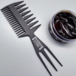 BarberStore Styling Pomade Comb Black – расчёска для укладки с помадой