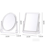 NOVEA Transparent Square Table Mirror – прозрачное квадратное настольное зеркало