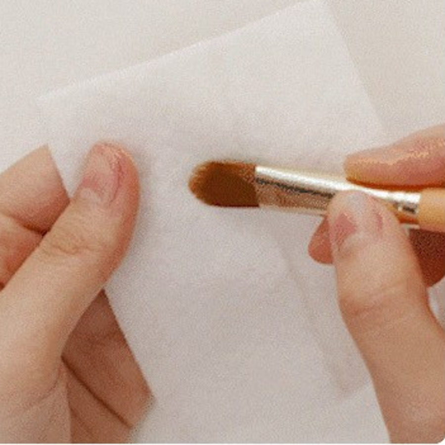 THE TOOL LAB Brush Cleansing Tissue – очищающие салфетки для кистей