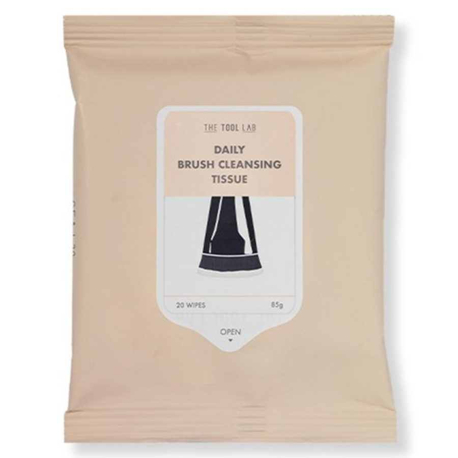 THE TOOL LAB Brush Cleansing Tissue – очищающие салфетки для кистей
